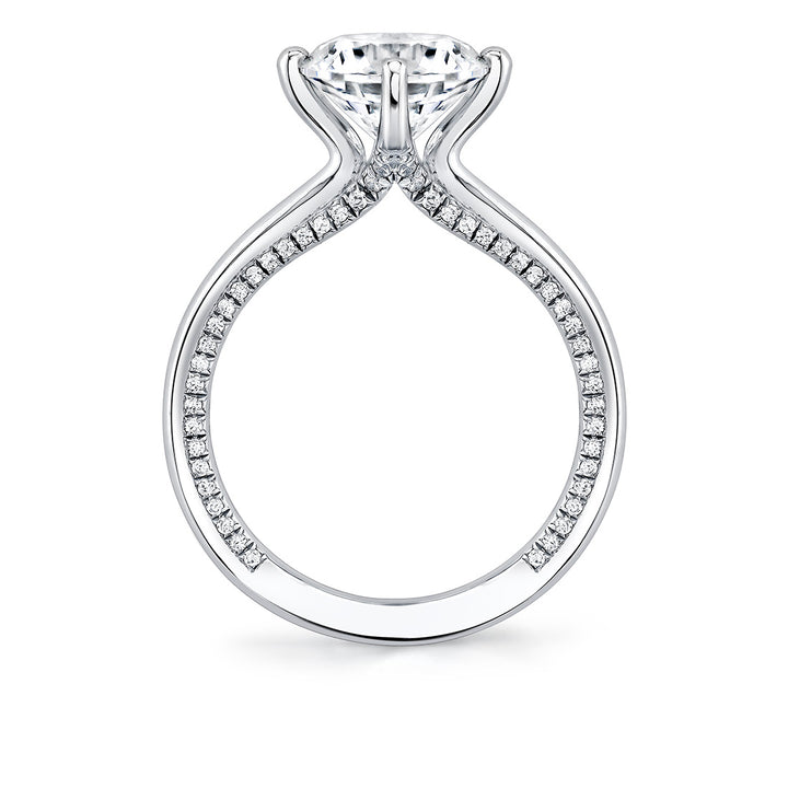 Iconelle Solitaire Compass Engagement Ring - Kate