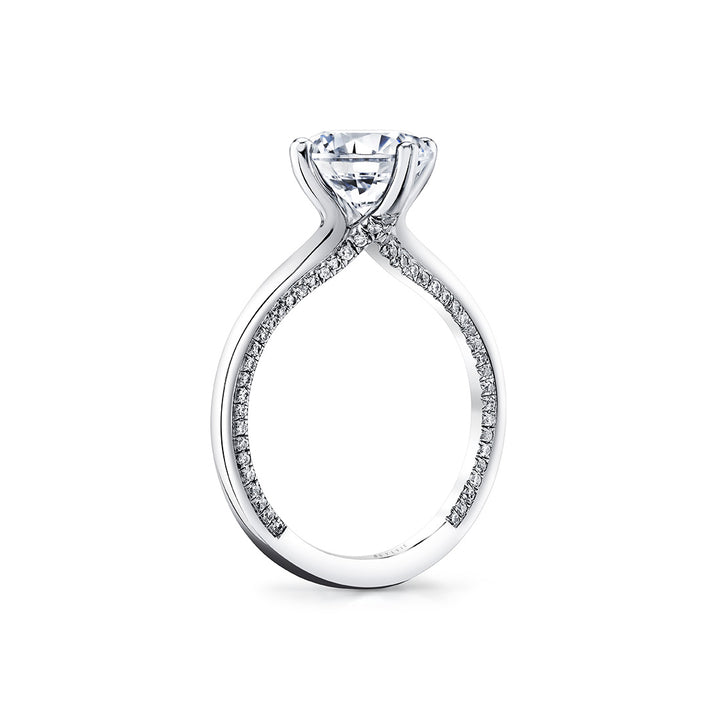 Iconelle Solitaire Compass Engagement Ring - Kate
