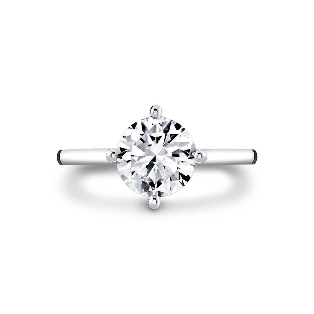 Iconelle Solitaire Compass Engagement Ring - Kate