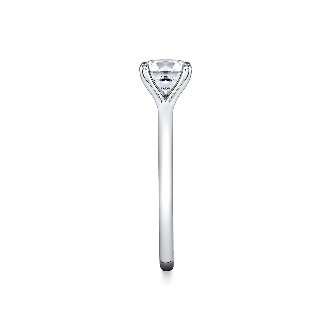 Iconelle Solitaire Two Tone Engagement Ring - Cecily