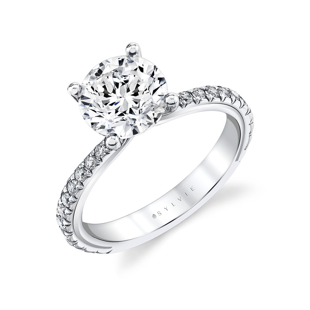 Iconelle Tapered Engagement Ring - Blaire