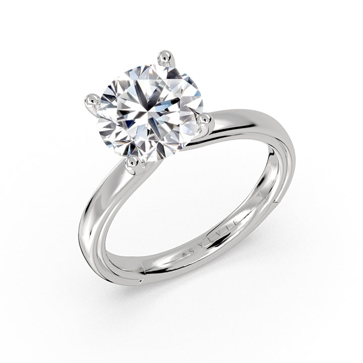 Shell Iconelle Wide Solitaire Engagement Ring - Belinda