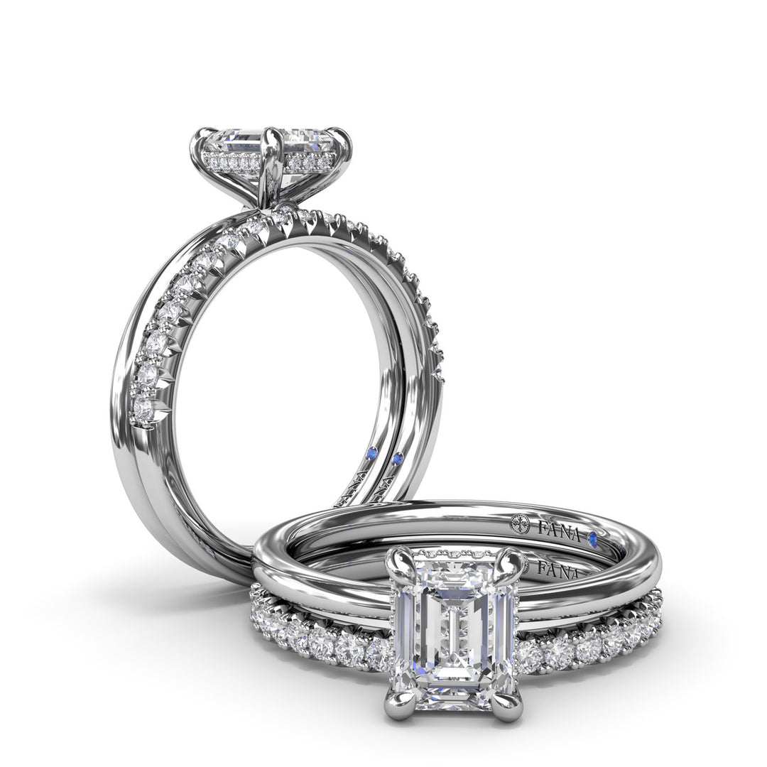 Exceptionally Striking Diamond Engagement Ring