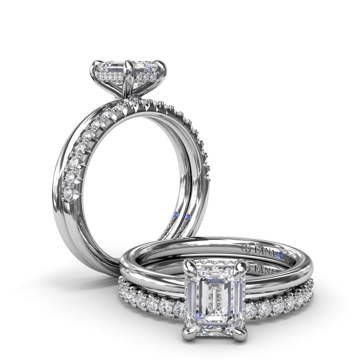 Exceptionally Striking Diamond Engagement Ring
