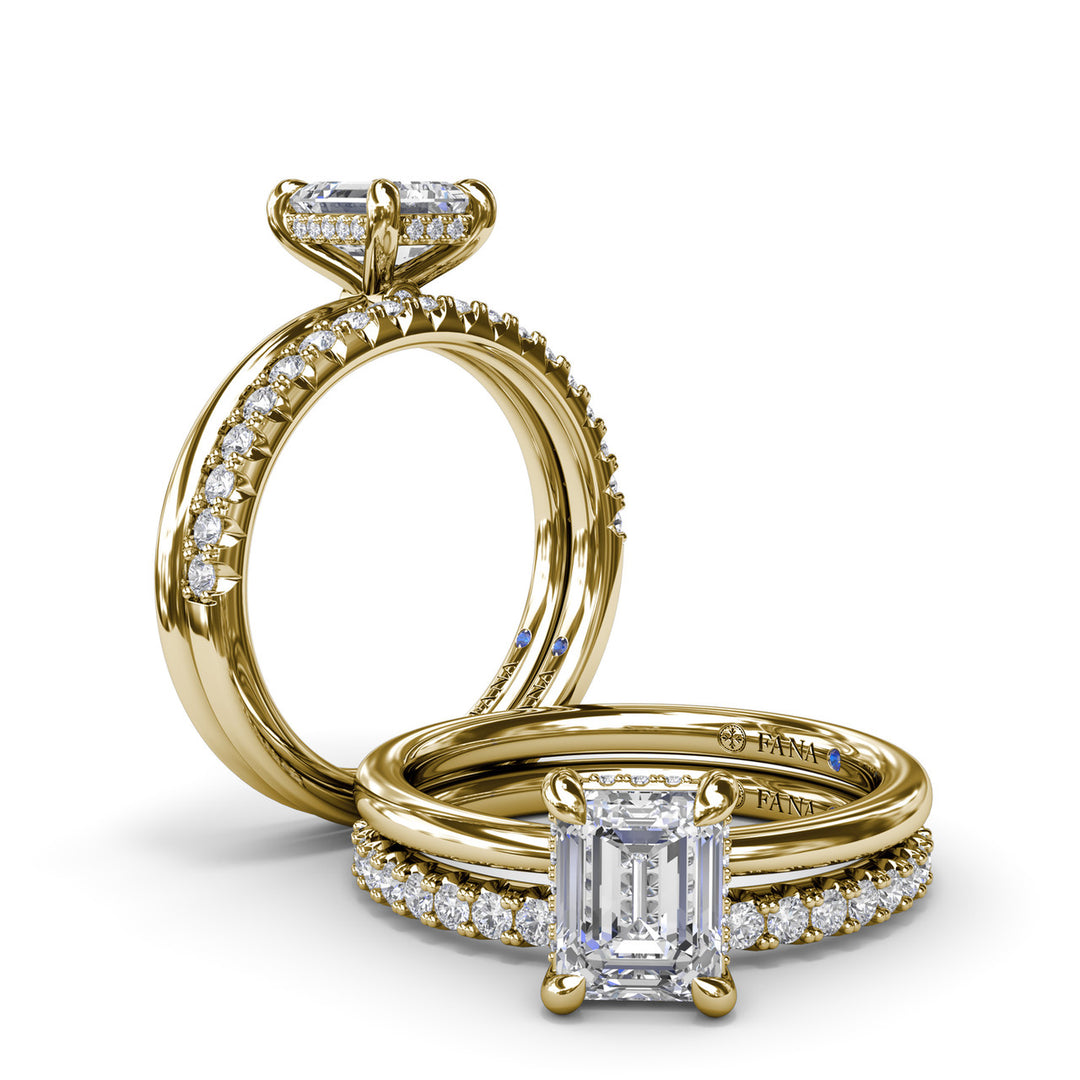 Exceptionally Striking Diamond Engagement Ring