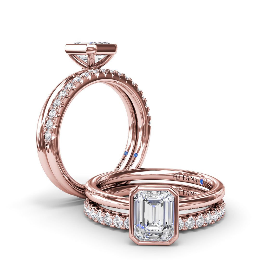 Modern Solitaire Diamond Engagement Ring