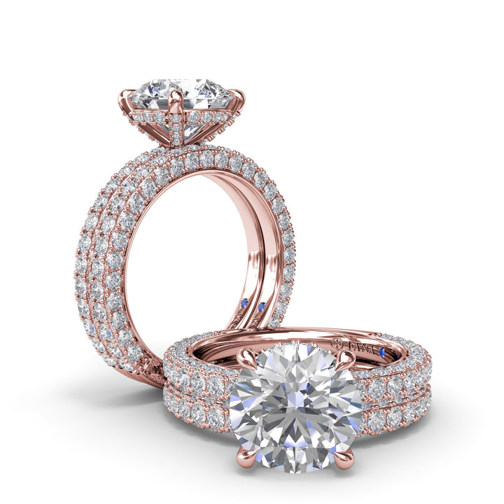 Angelic Solitaire Diamond Engagement Ring