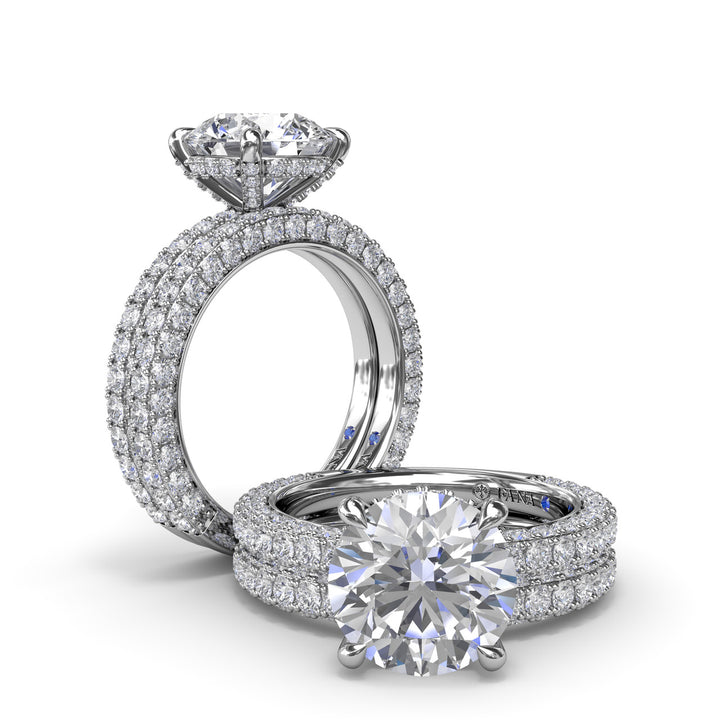 Angelic Solitaire Diamond Engagement Ring