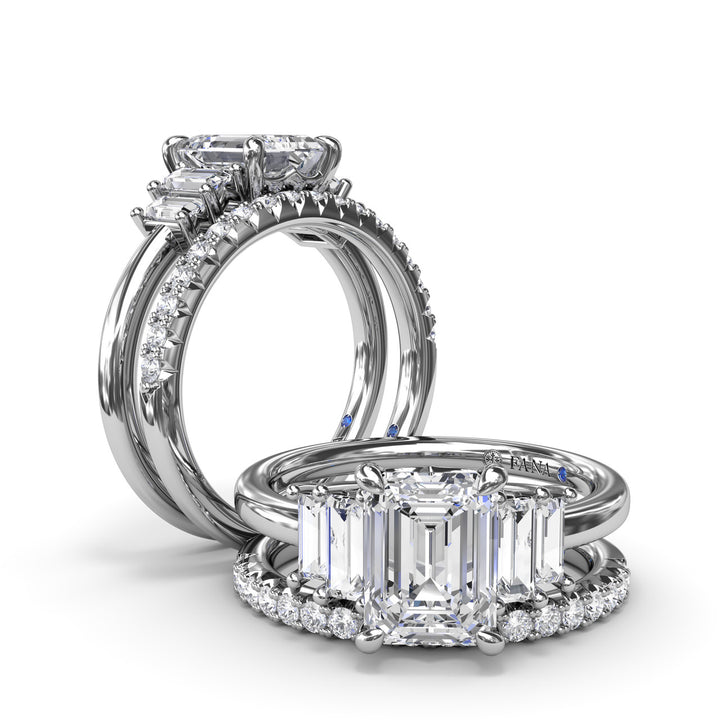 Bold and Beautiful Five Stone Engagement Ring