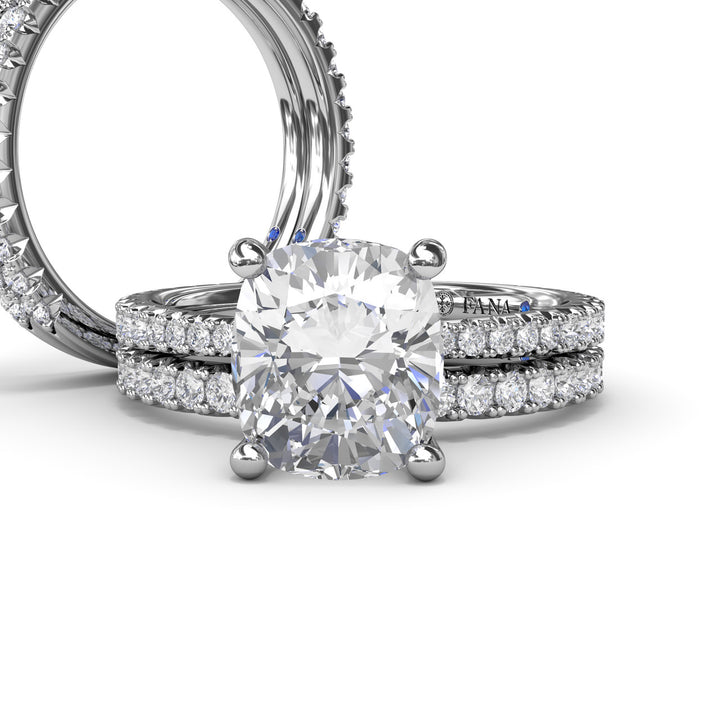 Diamond Collar Engagement Ring