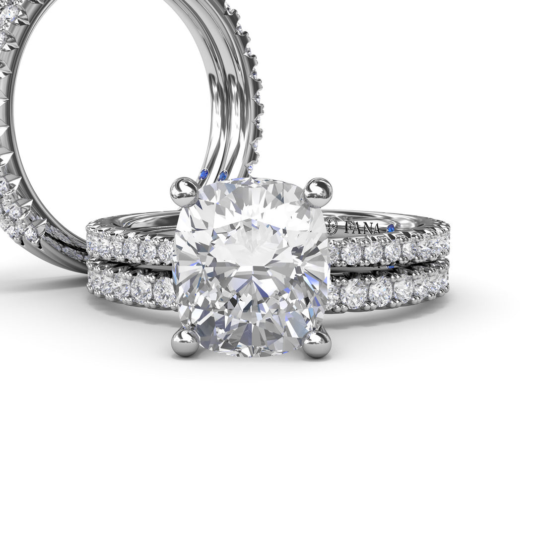 Diamond Collar Engagement Ring