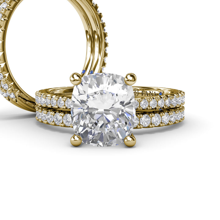 Diamond Collar Engagement Ring