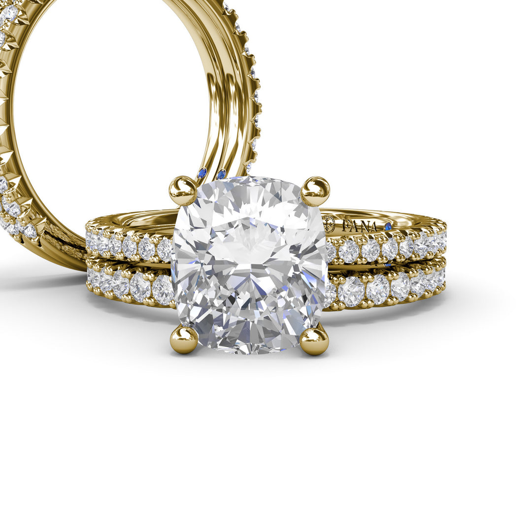 Diamond Collar Engagement Ring