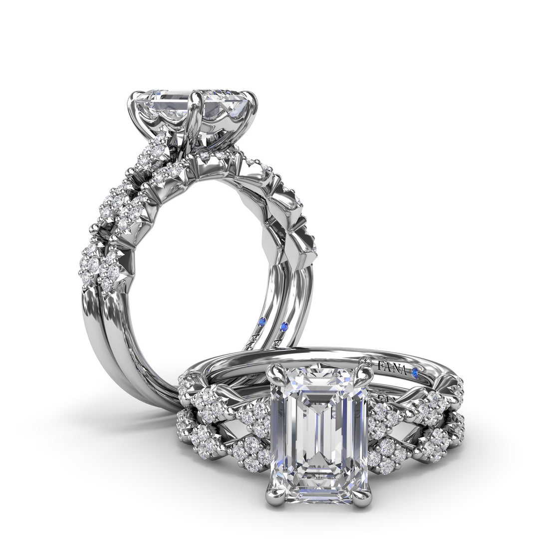 Modern Vintage Diamond Band