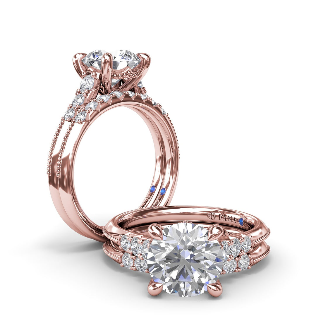 Knife-Edge Diamond Wedding Band