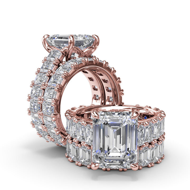Emerald Cut Diamond Wedding Band