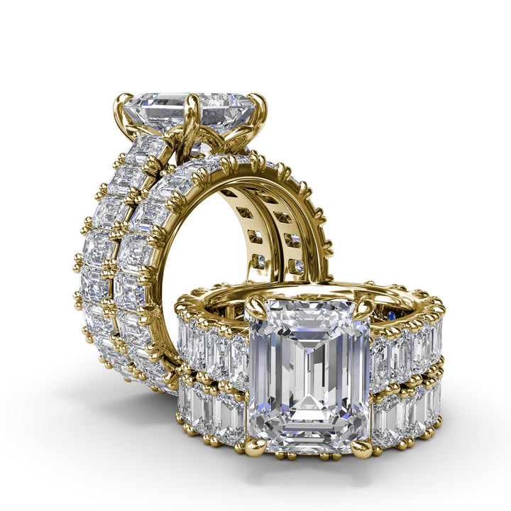 Emerald Cut Diamond Wedding Band