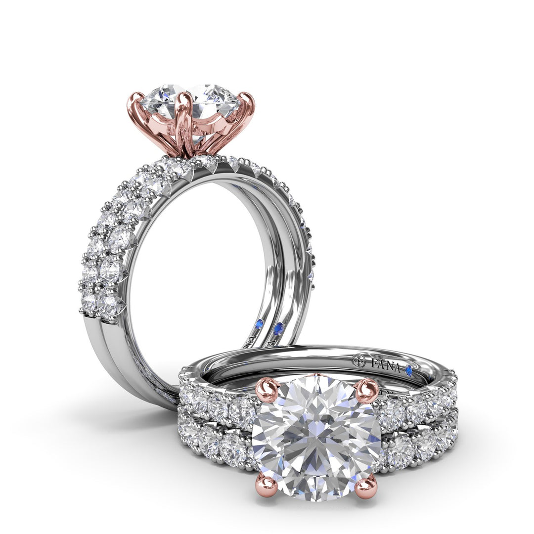 Classic Round Diamond Engagement Ring