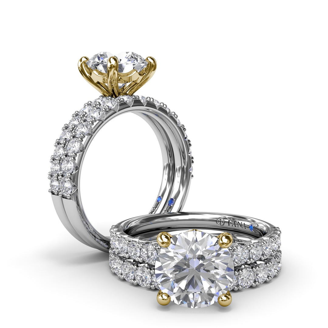 Classic Round Diamond Engagement Ring