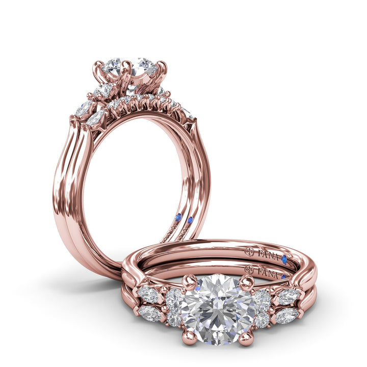 Delicate Round Diamond Engagement Ring