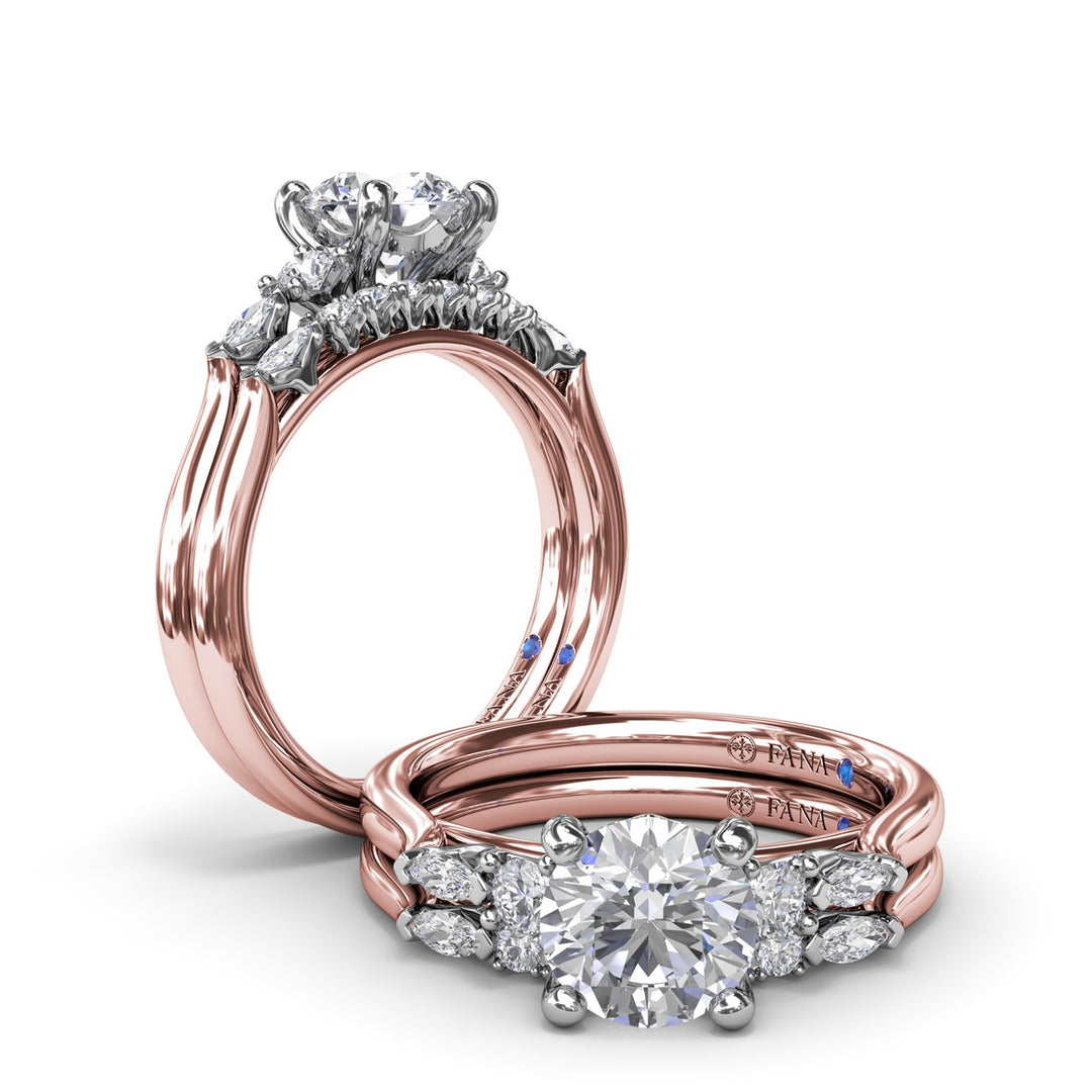 Delicate Round Diamond Engagement Ring