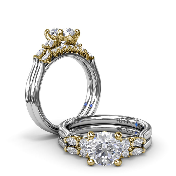 Delicate Round Diamond Engagement Ring