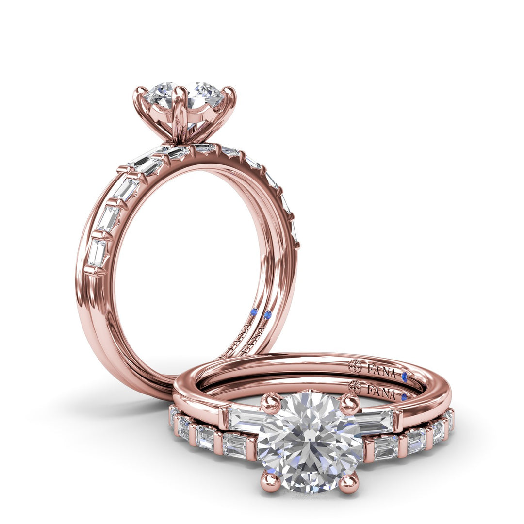 Baguette Diamond Engagement Ring