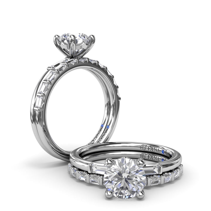 Baguette Diamond Engagement Ring