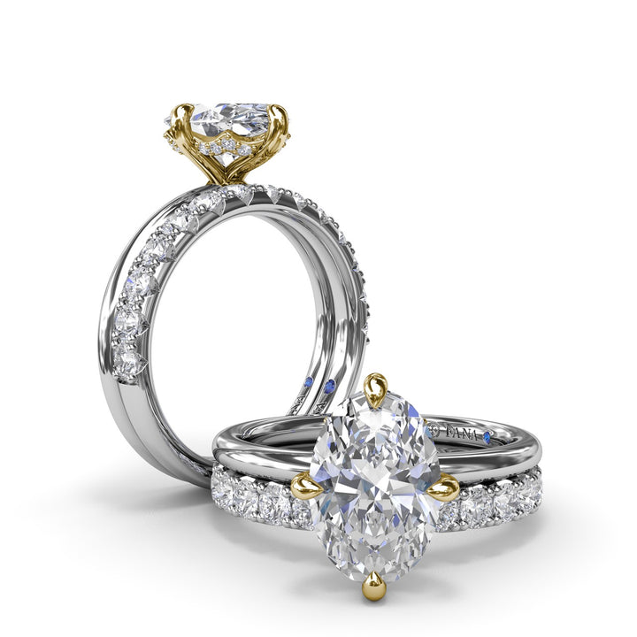Four Prong Solitaire Diamond Engagement Ring