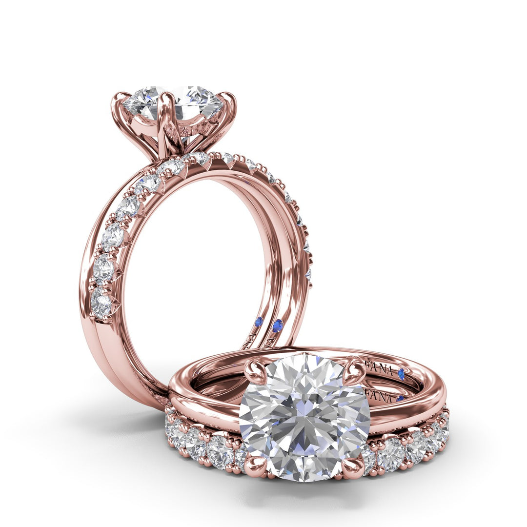 Solitaire Round Diamond Engagement Ring