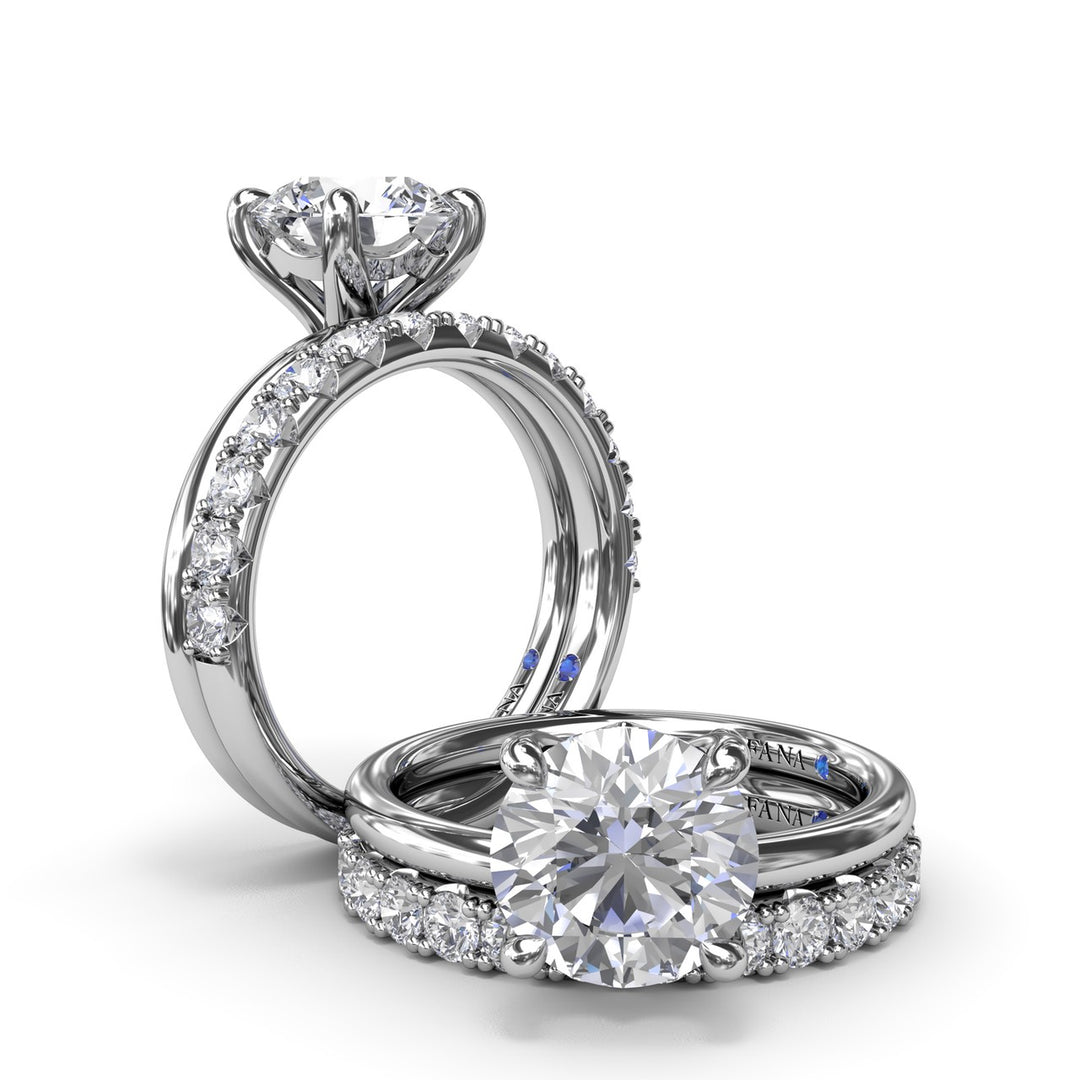 Solitaire Round Diamond Engagement Ring