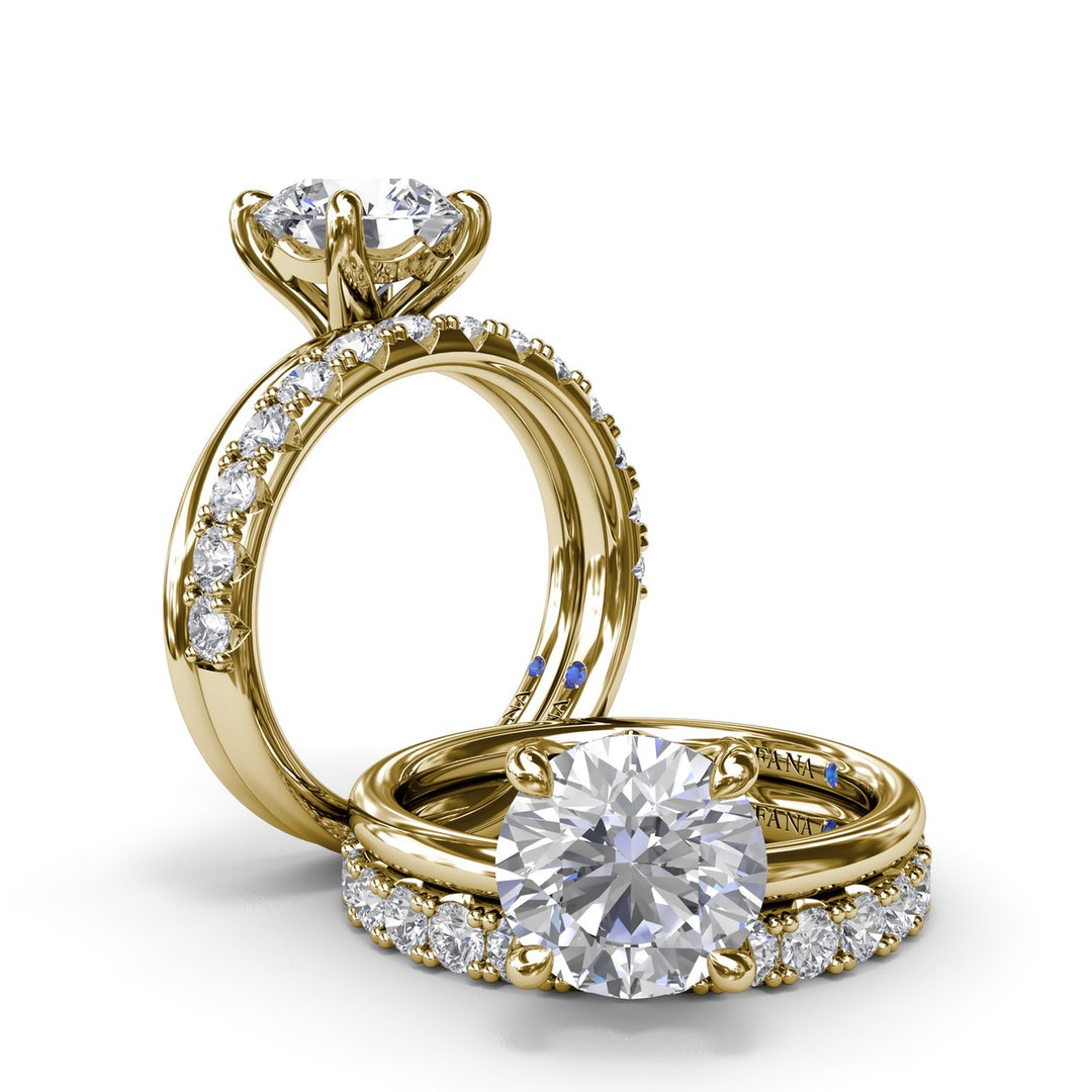 Solitaire Round Diamond Engagement Ring