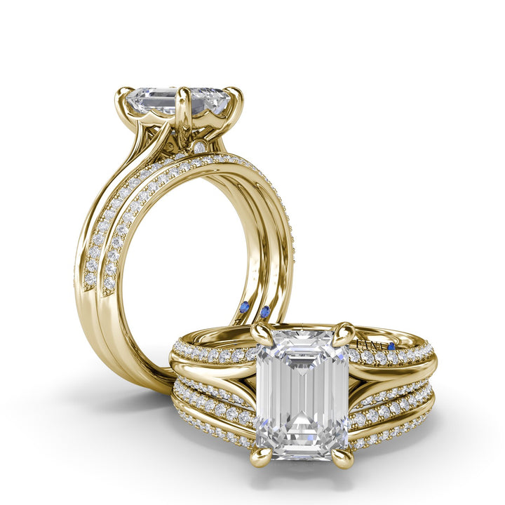 Curved Diamond Band