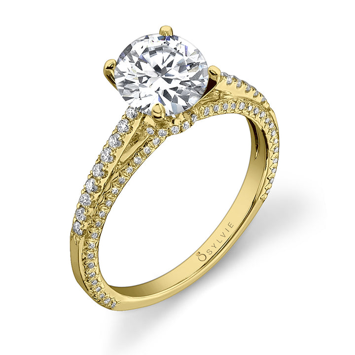 Emmanuelle - Modern Solitaire Engagement Ring