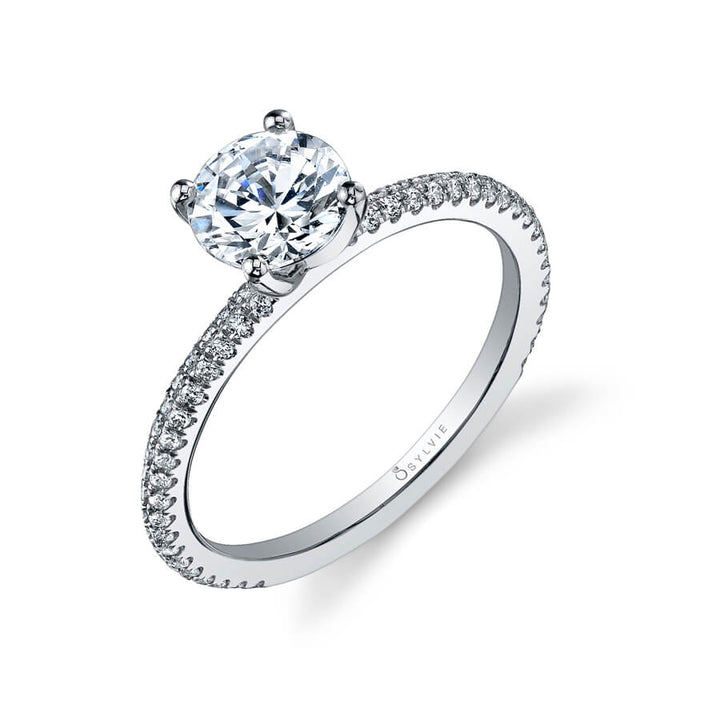 Jeana - Classic Round Solitaire Engagement Ring