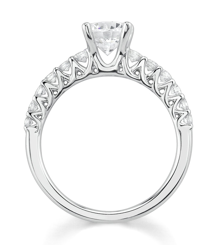 Modern Solitaire Engagement Ring