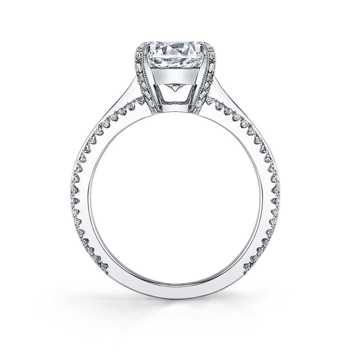 Maryvonne - Unique Solitaire Engagement Ring