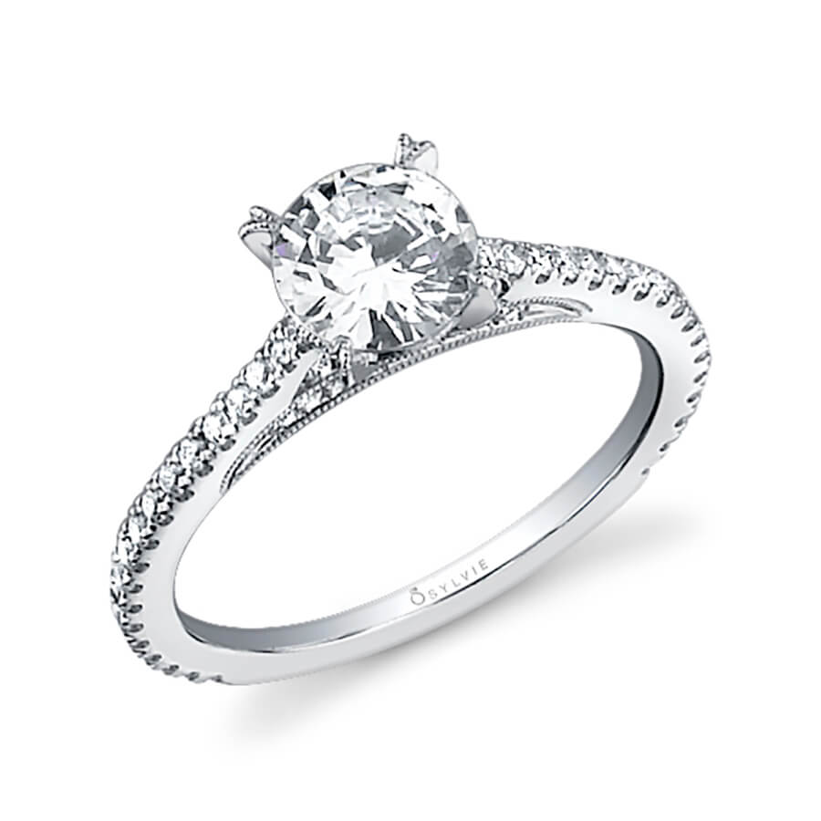 Jeannette - Round Solitaire Engagement Ring
