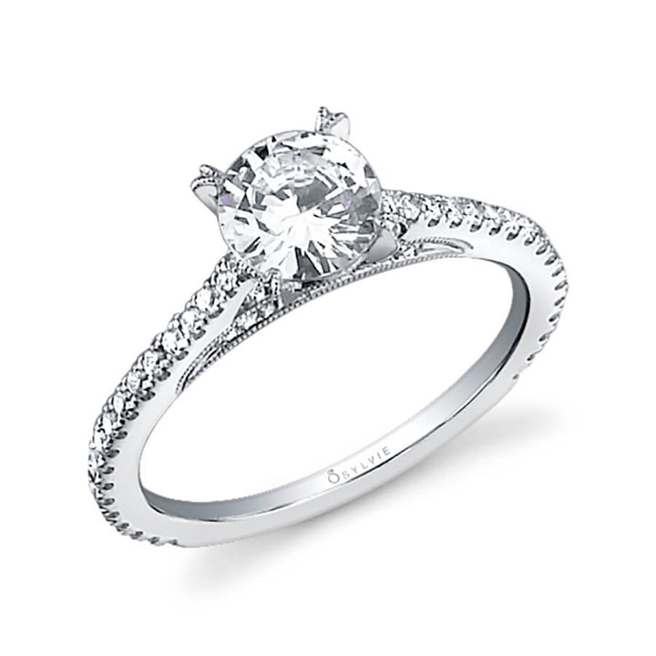 Jeannette - Round Solitaire Engagement Ring