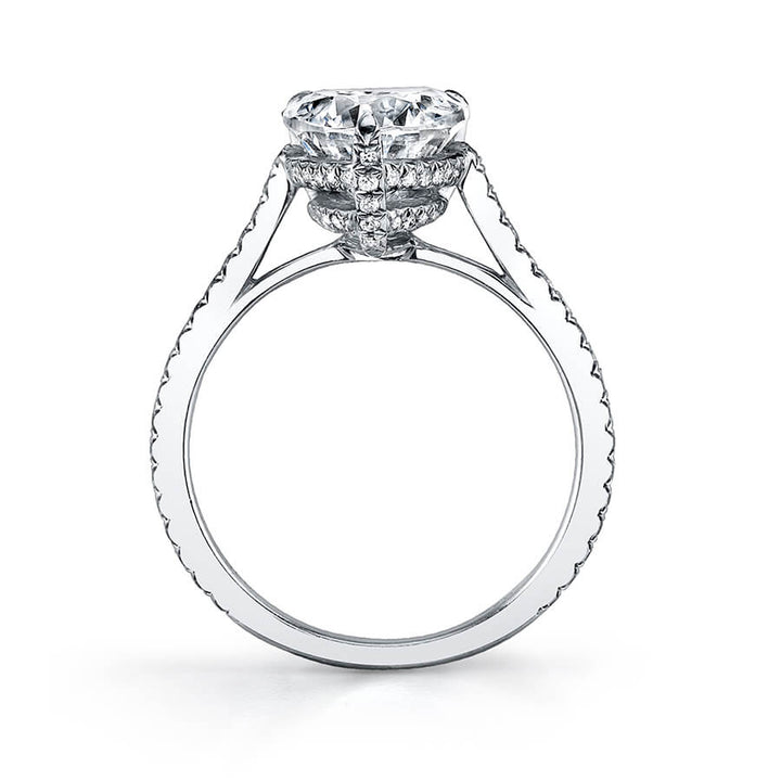 Madalyne - Pear Shaped Solitaire Engagement Ring