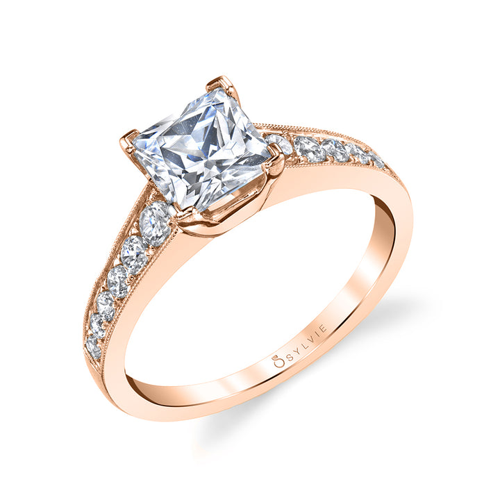 Lacee - Princess Cut Solitaire Engagement Ring