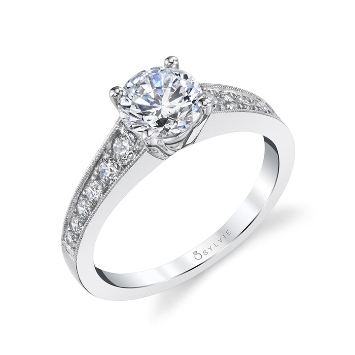 Lacee - Round Solitaire Engagment Ring