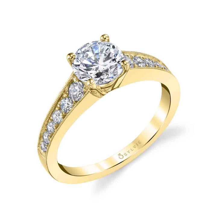 Lacee - Round Solitaire Engagment Ring