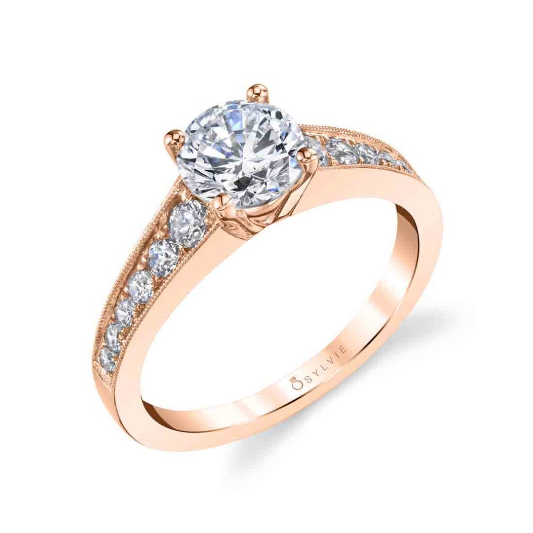 Lacee - Round Solitaire Engagment Ring