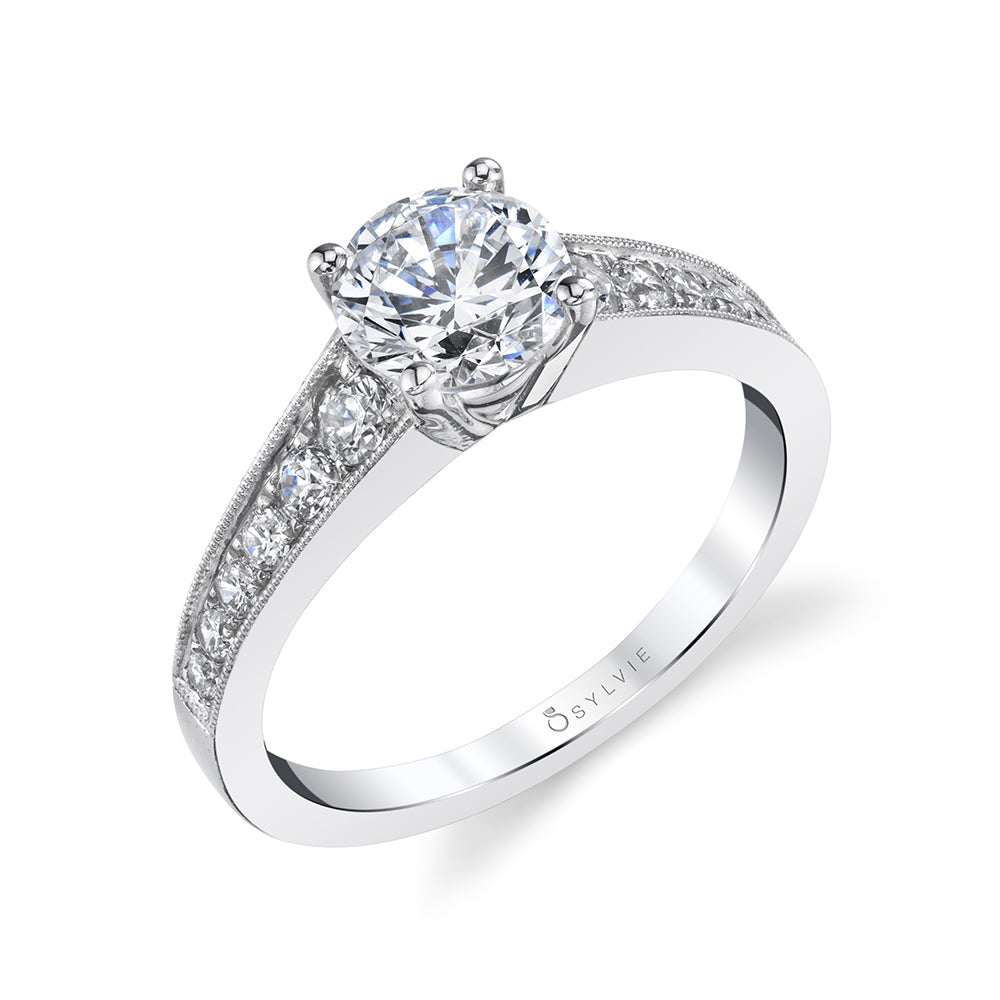 Lacee - Round Solitaire Engagment Ring