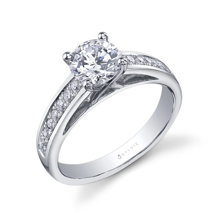 Modern Solitaire Engagement Ring