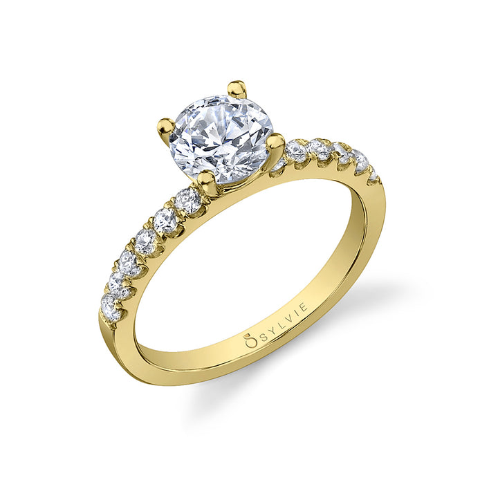Lyna - Round Solitaire Engagement Ring