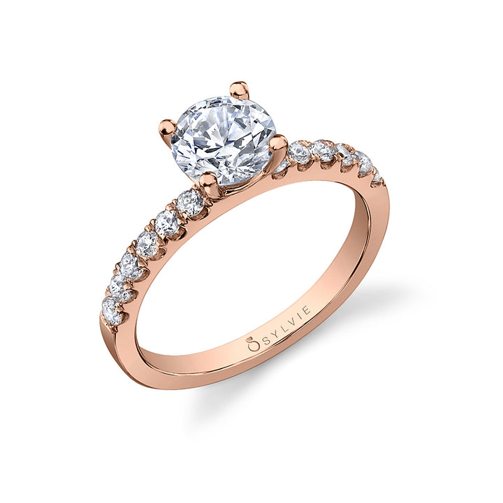 Lyna - Round Solitaire Engagement Ring