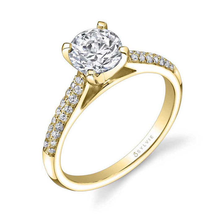 Devynn - Round Solitaire Engagement Ring