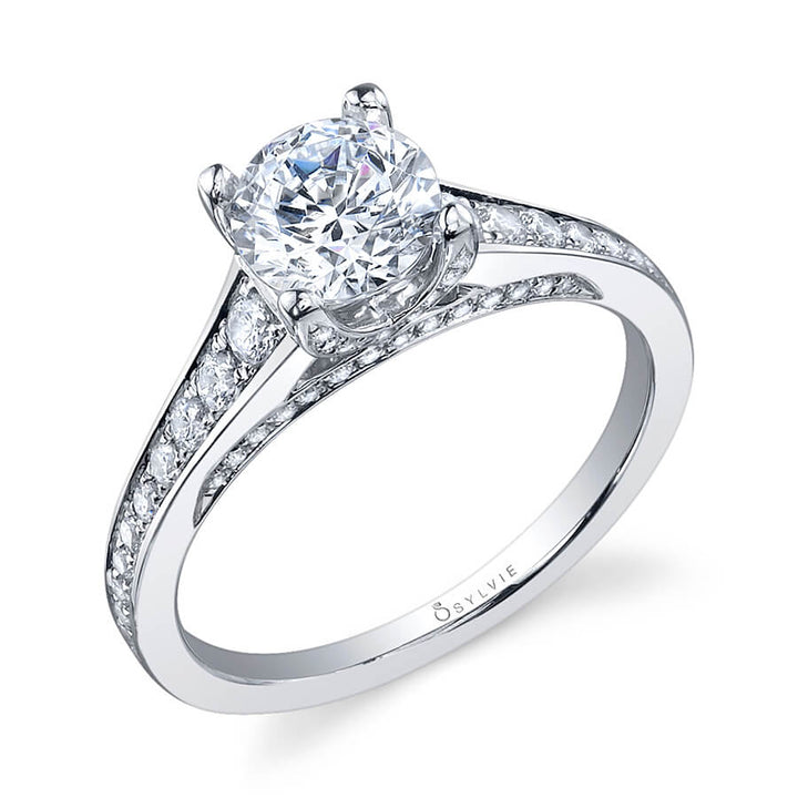 Lysandre - Round Solitaire Engagement Ring